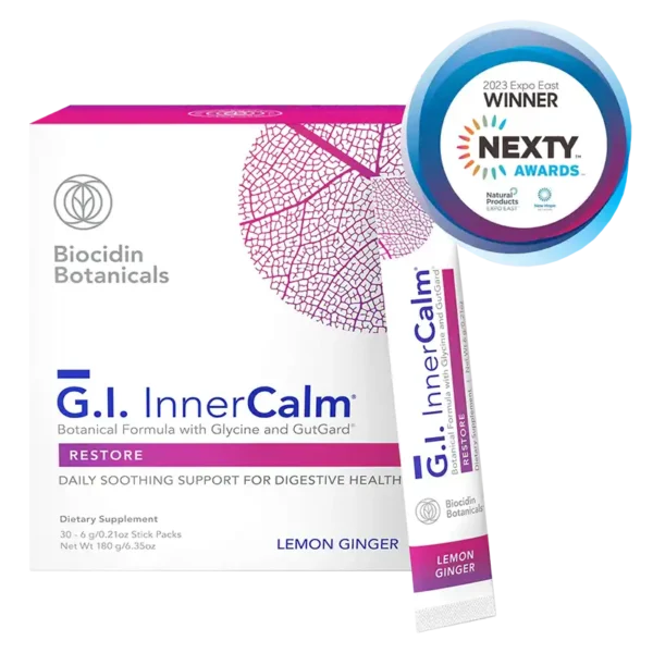 GI Inner Calm box and packet fronts