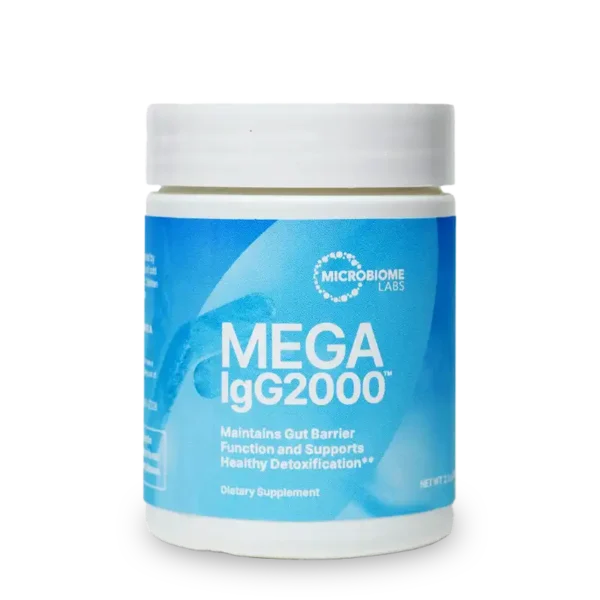 Mega IgG2000 Powder bottle front