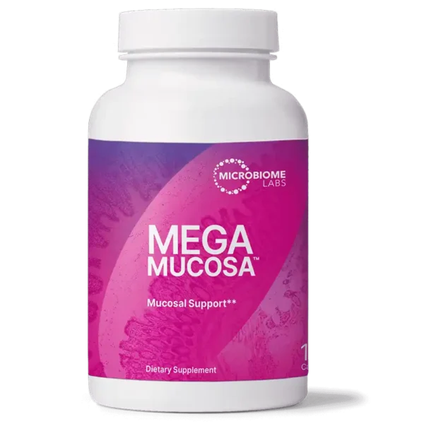 MegaMucosa Capsules bottle front