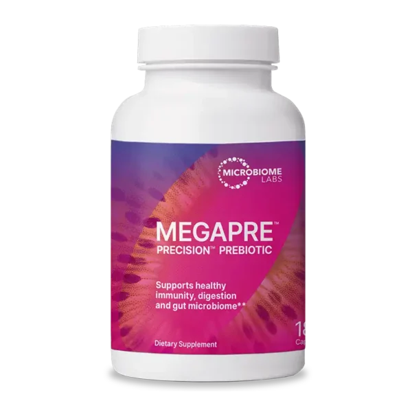 MegaPre Precision Prebiotic bottle front