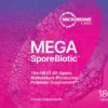 MegaSporeBiotic-180 bottle label