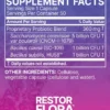 RestorFlora supplement facts